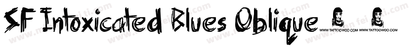 SF Intoxicated Blues Oblique字体转换